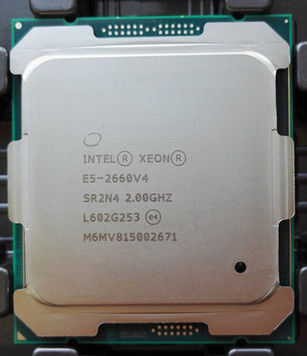 Κίνα Επεξεργαστής Xeon E5-2660 V4 SR2N4 για τους υπολογιστές 20M κεντρικών υπολογιστών κρύπτη μέχρι 2.2GHZ εργοστάσιο